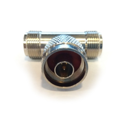 Переходник N-male - 2x N-female тройник